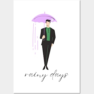 Rainy Days - Layover - V of BTS (Kim Taehyung) Posters and Art